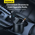 BASEUS-Premium-2-Series-Car-Ashtray-with-LED-Light-Waterproof-Easy-to-Clean-and-Durable-Design