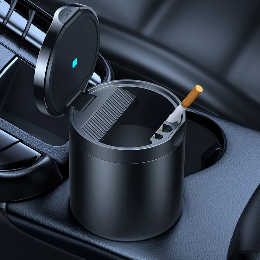 BASEUS-Premium-2-Series-Car-Ashtray-with-LED-Light-Waterproof-Easy-to-Clean-and-Durable-Design