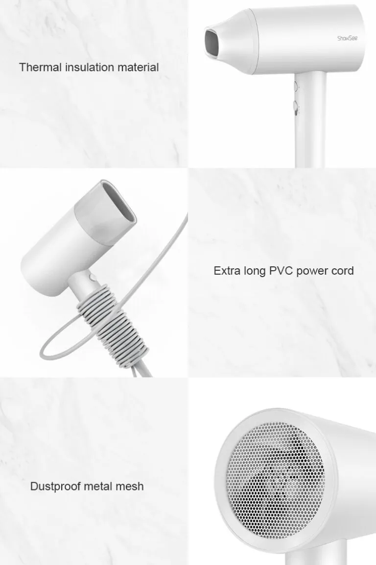 Xiaomi-ShowSee-A1-Anion-Hair-Dryer-1600W-Powerful-Lightweight-and-Hair-Caring-Design