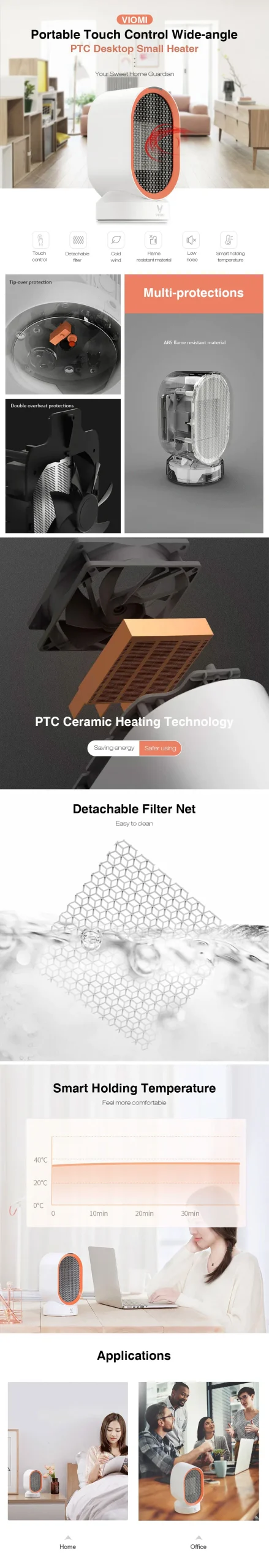 Xiaomi-Viomi-Mini-Portable-Touch-Control-660W-Ceramic-Heater-Efficient-Compact-and-Safe-Heating-Solution