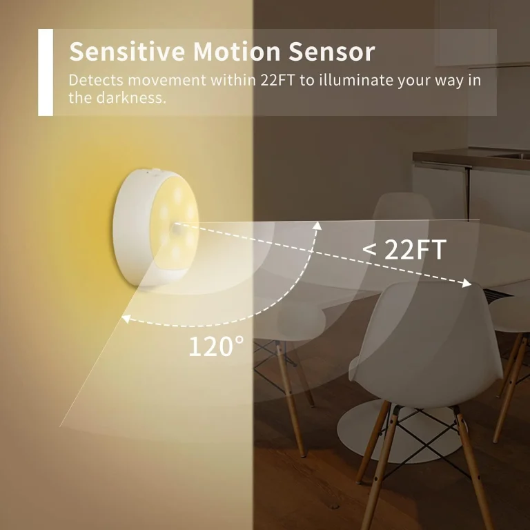 YEELIGHT Rechargeable Motion Sensor Night Light (YLYD01YL) - Energy-efficient and smart motion-activated lighting for home safety.