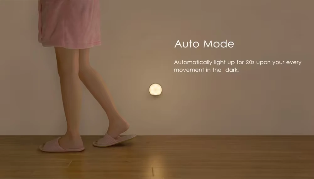 YEELIGHT Rechargeable Motion Sensor Night Light (YLYD01YL) - Energy-efficient and smart motion-activated lighting for home safety.