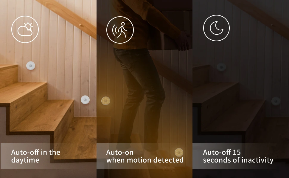 YEELIGHT Rechargeable Motion Sensor Night Light (YLYD01YL) - Energy-efficient and smart motion-activated lighting for home safety.