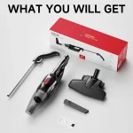 Enchen V1 Handheld Vacuum Cleaner with powerful suction, lightweight design, and multiple attachments for effective cleaning in home, car, and office.