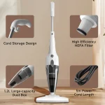 Enchen V1 Handheld Vacuum Cleaner with powerful suction, lightweight design, and multiple attachments for effective cleaning in home, car, and office.