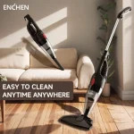 Enchen V1 Handheld Vacuum Cleaner with powerful suction, lightweight design, and multiple attachments for effective cleaning in home, car, and office.