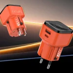 LDNIO 45W Q2420 Universal Quick Adapter Charger with Retractable Pins - EU/US/UK/AU Compatibility for Fast Charging