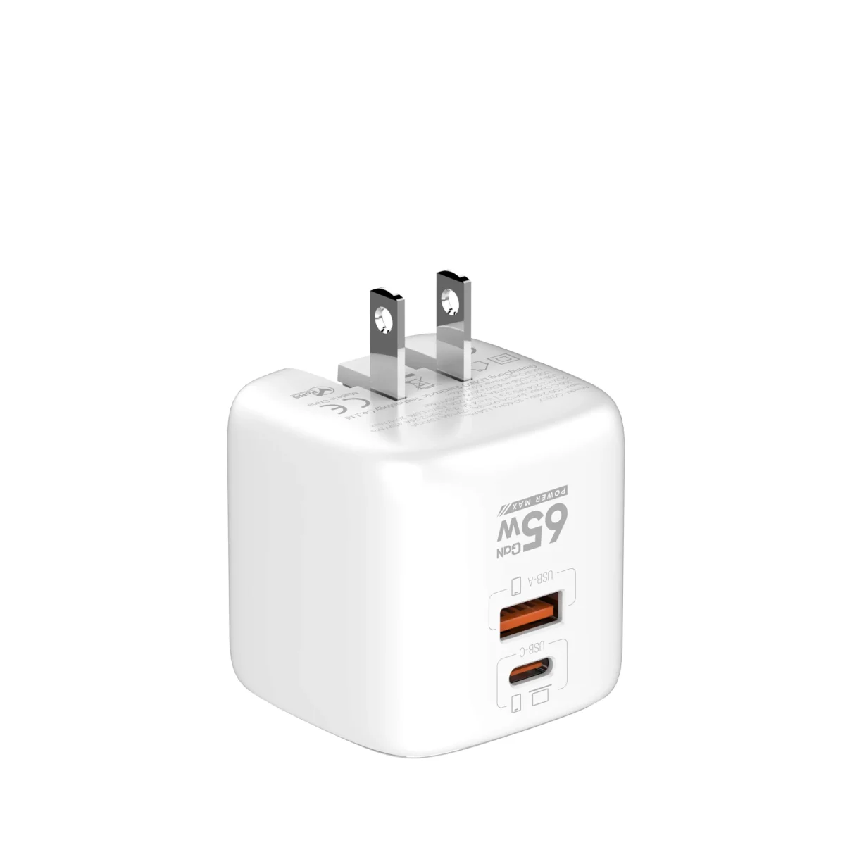 LDNIO 65W Q2617 Fast Wall Charger with Foldable Plug and PD QC 3.0 Adapter - Compact and Powerful Mobile Phone Charger