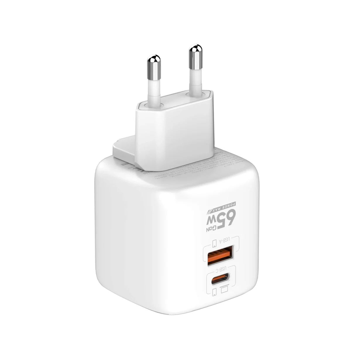 LDNIO 65W Q2617 Fast Wall Charger with Foldable Plug and PD QC 3.0 Adapter - Compact and Powerful Mobile Phone Charger