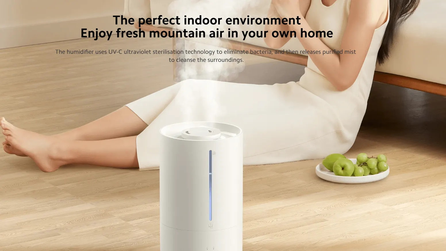 xiaomi-humidifier-2-4-5l-capacity-uv-c-sterilisation-360-rotating-mist-aromatherapy-diffuser-smart-humidity-control