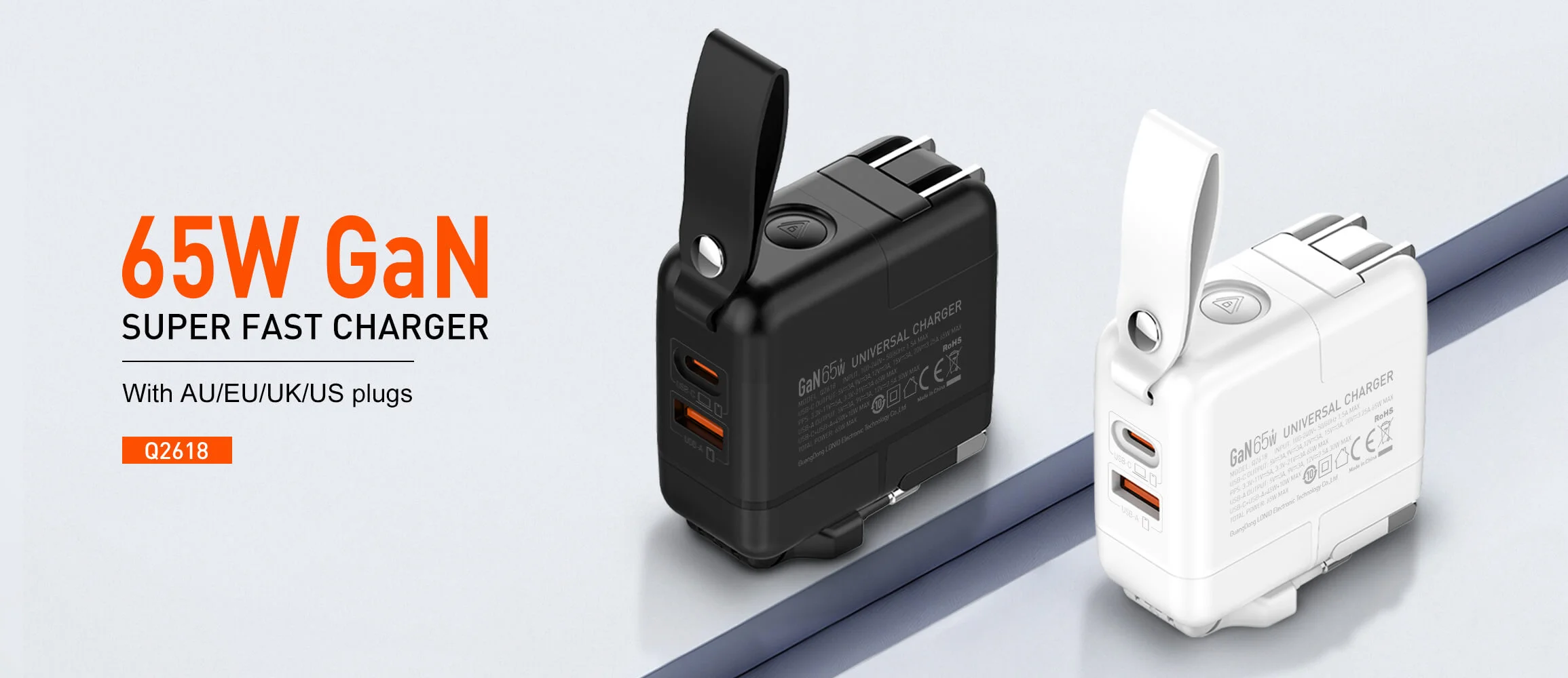 Ldnio Q2618 65W GaN Super Fast Charger - Compact and Efficient Multi-Device Charging Solution