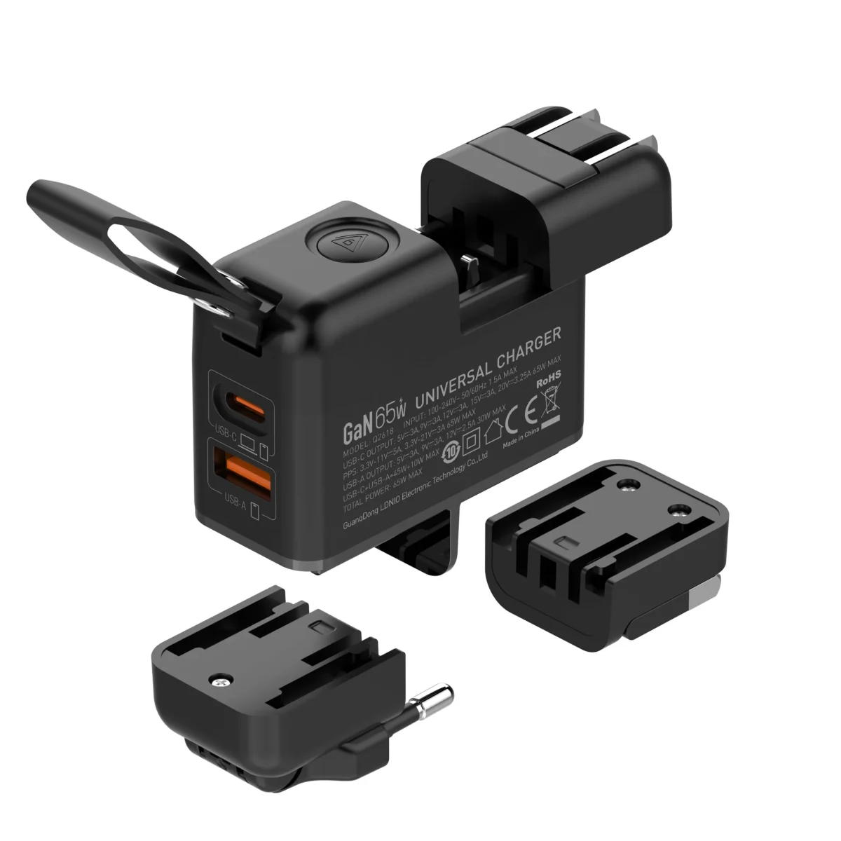 Ldnio Q2618 65W GaN Super Fast Charger - Compact and Efficient Multi-Device Charging Solution