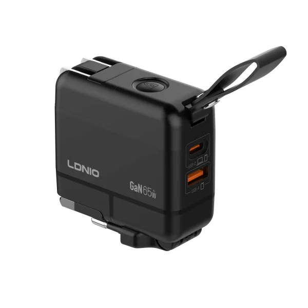 Ldnio Q2618 65W GaN Super Fast Charger - Compact and Efficient Multi-Device Charging Solution