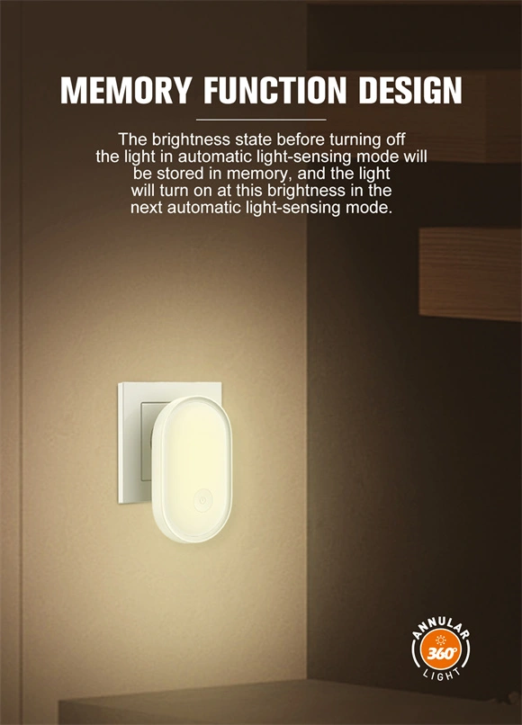 LDNIO Intelligent Sensor Night Light Y2 with motion sensor, automatic LED light for bedroom, corridor, and evening use, adjustable brightness, energy-efficient.