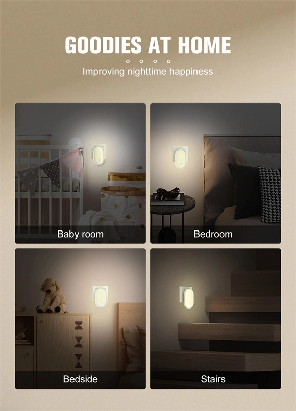 LDNIO Intelligent Sensor Night Light Y2 with motion sensor, automatic LED light for bedroom, corridor, and evening use, adjustable brightness, energy-efficient.