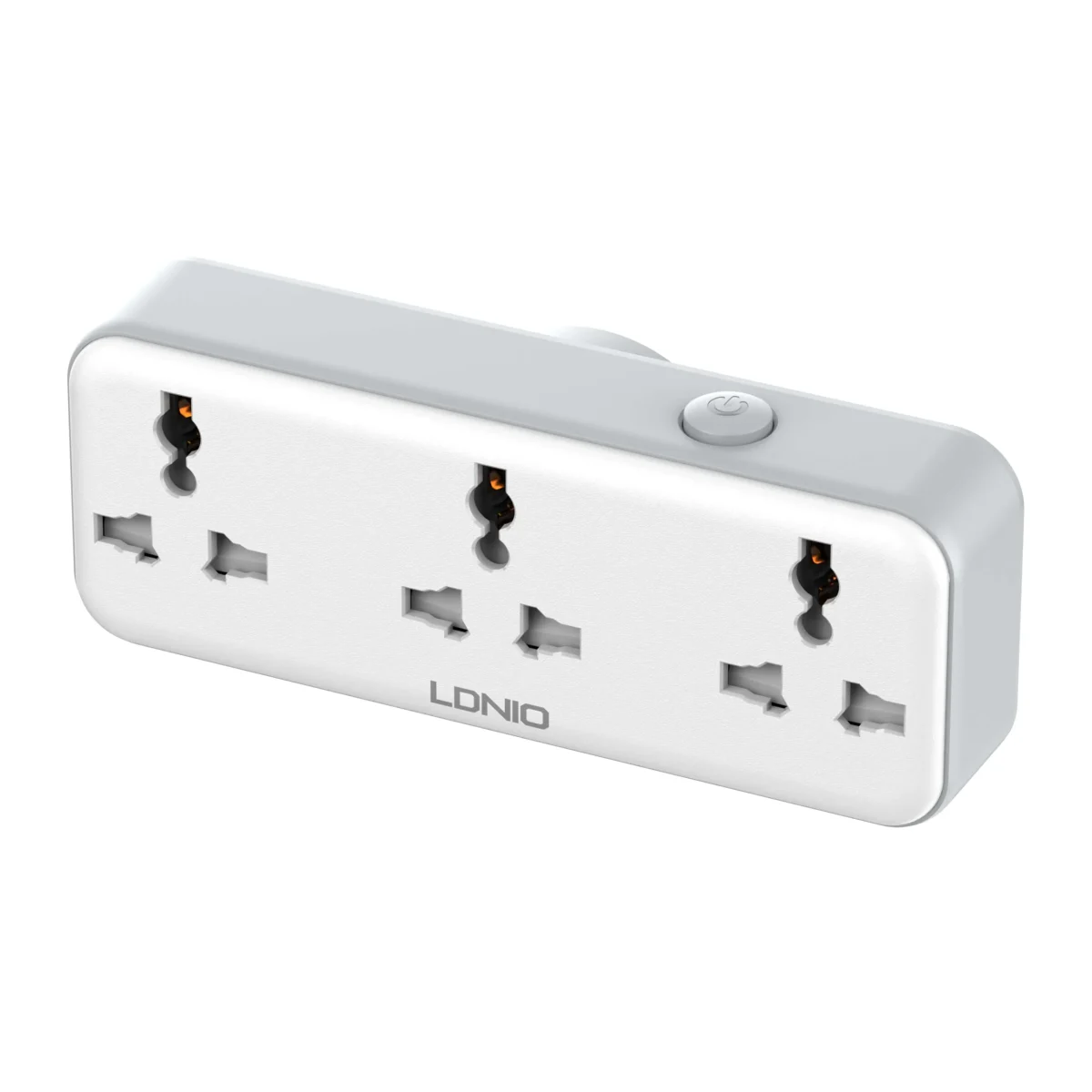 LDNIO SC3317 Power Extension with multi plug extension with USB, 20W fast charging, three AC outlets, and EU plug compatibility.