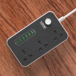 LDNIO SC3604 Universal Power Strip with 3 AC Outlets & 6 USB Ports, 17W fast charging, 2500W power output, and multi-protection safety.