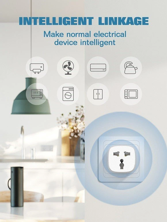 LDNIO SCW1050 Remote Control WiFi Smart Timing Power Socket with Surge Protection, compatible with UK, EU, and US plugs.