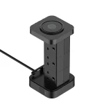 LDNIO SKW6457 Tower Extension Power Socket with 6 AC outlets, PD 30W, QC3.0 USB ports, 15W wireless charging, and UK plug compatibility.