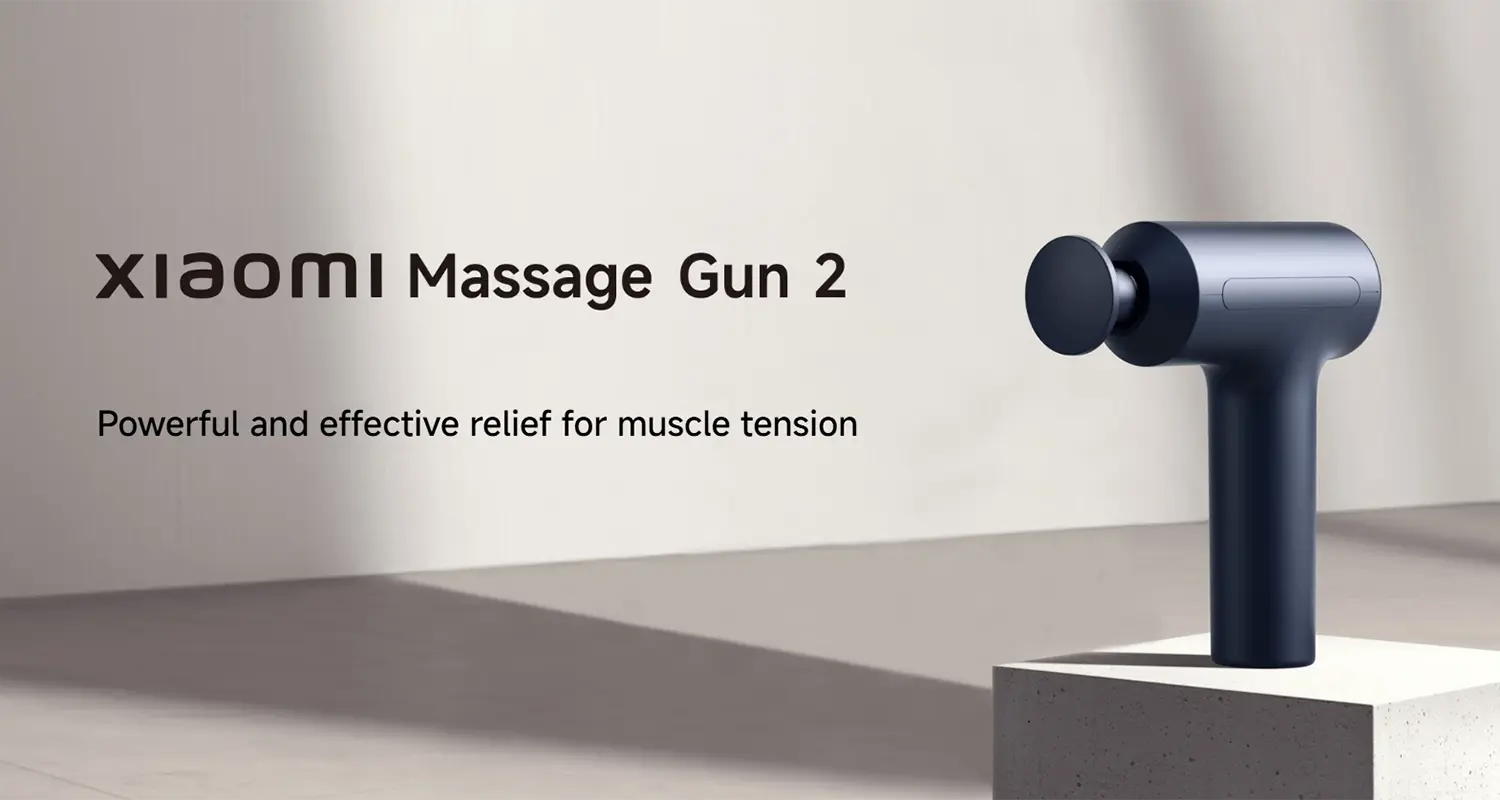 Xiaomi Massage Gun 2 - Deep Tissue Massager for Muscle Recovery & Pain Relief with 10mm Amplitude and Smart Memory Feature