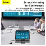 Baseus Metal Gleam 8-in-1 USB-C Hub – Product Front View