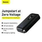 Baseus Super Energy Air Car Jump Starter 10000mAh with 1000A peak current, 12V emergency starter and portable power bank for gas and diesel engines