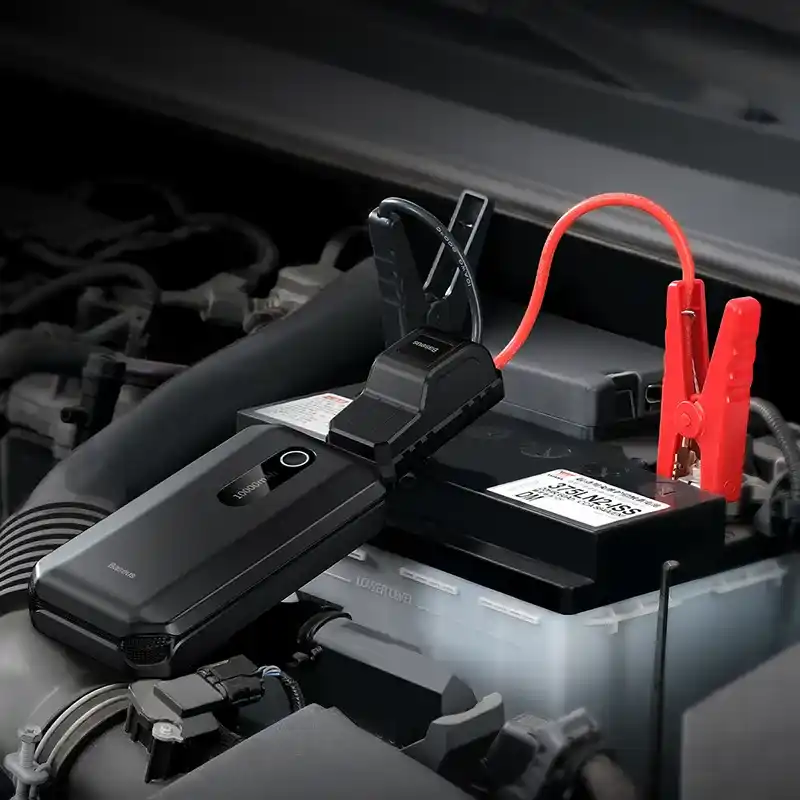 Baseus Super Energy Air Car Jump Starter 10000mAh with 1000A peak current, 12V emergency starter and portable power bank for gas and diesel engines