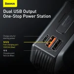 Baseus Super Energy Max 2000A Car Jump Starter CGNL020001– 12V 20000mAh Portable Battery Booster with USB, Type-C Charging, and LED Flashlight