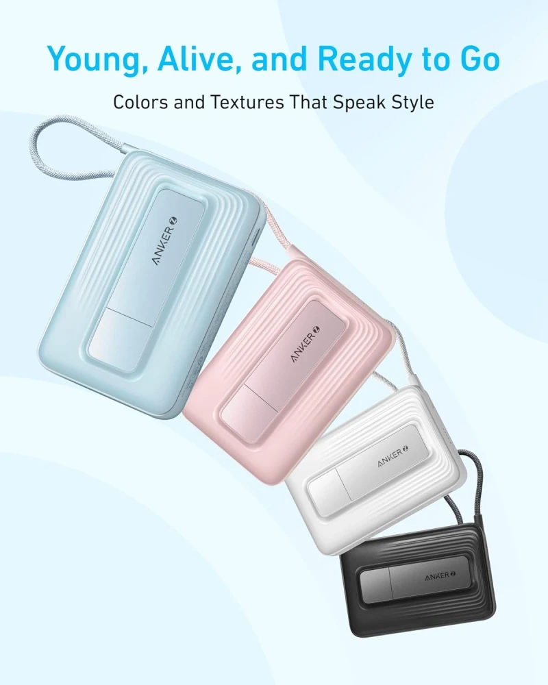 Anker Zolo Magnetic Power Bank A1684 – 10000mAh 30W Wireless and Wired Portable Charger for iPhone