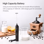 Circle Joy M3 Electric Milk Frother with hot and cold frothing modes and stainless steel build