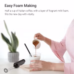 Circle Joy M3 Electric Milk Frother with hot and cold frothing modes and stainless steel build