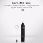 Circle Joy M3 Electric Milk Frother with hot and cold frothing modes and stainless steel build