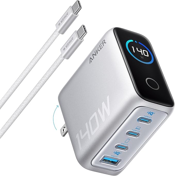 anker-zolo-140w-charger-4-port-usb-c-pd-fast-charging-gan-technology-for-laptop-phone-tablet