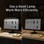 Baseus i-Wok LED Monitor Screen Light Bar DGIWK-B01 – USB Eye-Care Lamp for Desktop Monitors