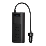 Baseus Power Inverter Pro 150W BS-CI15-03 – Car to 220V Converter with USB and Type-C Ports (CN/EU Plug