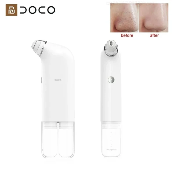 DOCO BH003 facial pore vacuum cleaner with 3 suction levels and water tank for blackhead removal