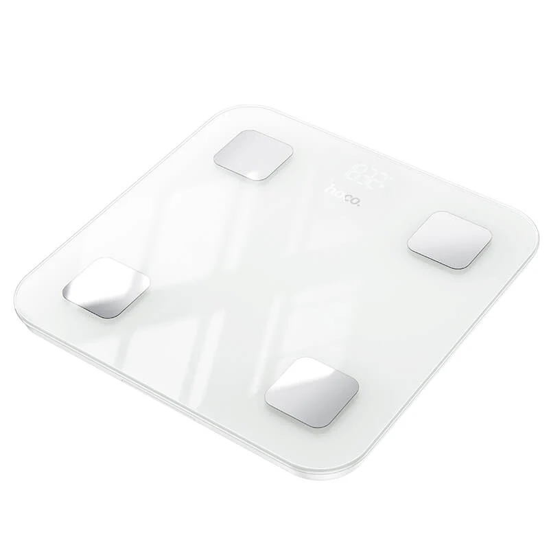 Hoco HI21 Smart Body Fat Scale with Bluetooth, LED Display, and 24 Body Composition Metrics