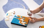 HOTO Cordless Hot Glue Gun Kit with 40 Sticks – Fast Preheat, Auto Dispensing, Kid-Safe Design for DIY, School Projects and Repairs