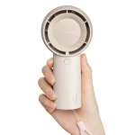 JISULIFE FA43 Handheld Turbo Fan 4000mAh with 5-speed settings and USB-C charging