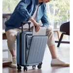 NINETYGO 90Fun 20-Inch Business Suitcase with TSA Lock, Bayer PC hard shell, 360-degree spinner wheels in Dark Night color