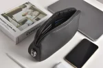 WiWU Alpha Anti-Theft Clutch Bag | RFID Blocking PU Travel Pouch with Lock - Image 2