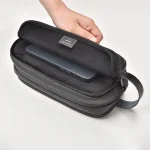 Wiwu Salem Anti-Theft Travel Pouch with RFID Blocking, Fingerprint Lock, and Adjustable Neck Strap