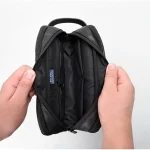WiWU Salem Travel Pouch with 3-layer storage, camouflage design, YKK zippers, and waterproof nylon