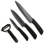 Xiaomi Mi HUOHOU 4pcs Nano-Ceramic Knife Set – Black, Ultra Sharp, Non-Toxic Kitchen Blades
