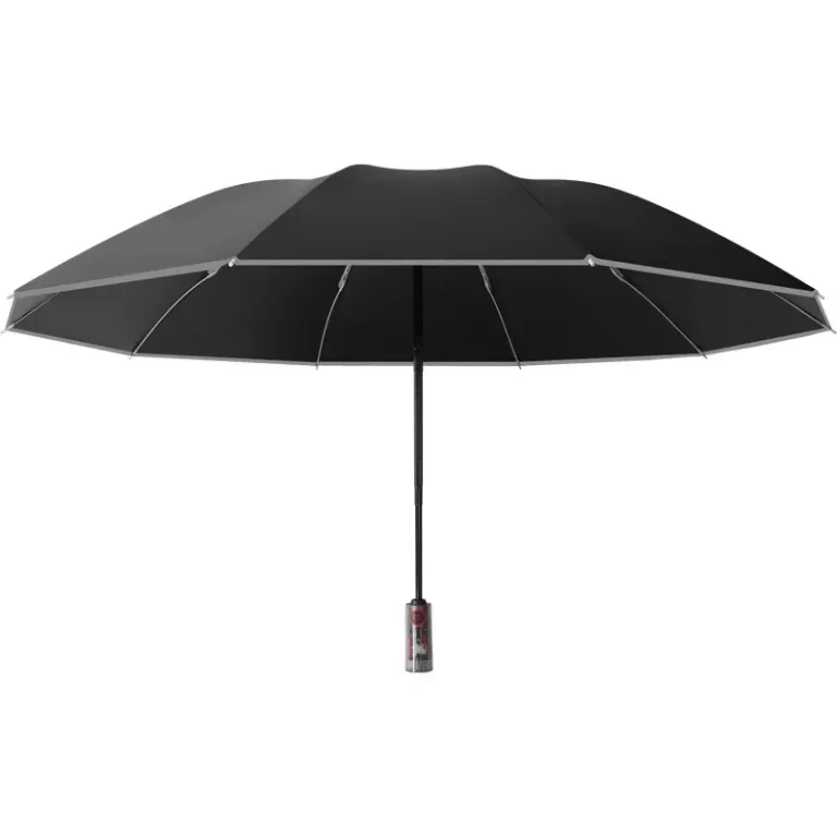 Xiaomi Transparent Handle Automatic Reverse Folding Umbrella with Reflective Strip for Sun and Rain Protection