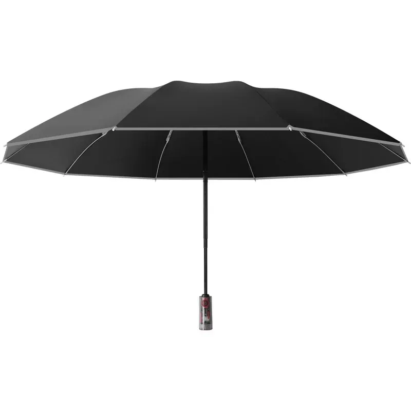 Xiaomi Transparent Handle Automatic Reverse Folding Umbrella with Reflective Strip for Sun and Rain Protection