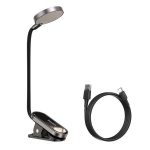 Baseus Mini Clip Lamp Comfort Reading – USB Rechargeable LED Light for Desk & Book Reading