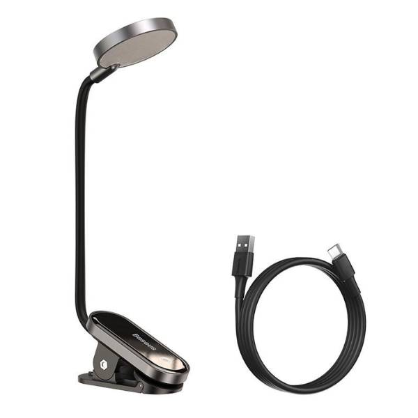 Baseus Mini Clip Lamp Comfort Reading – USB Rechargeable LED Light for Desk & Book Reading