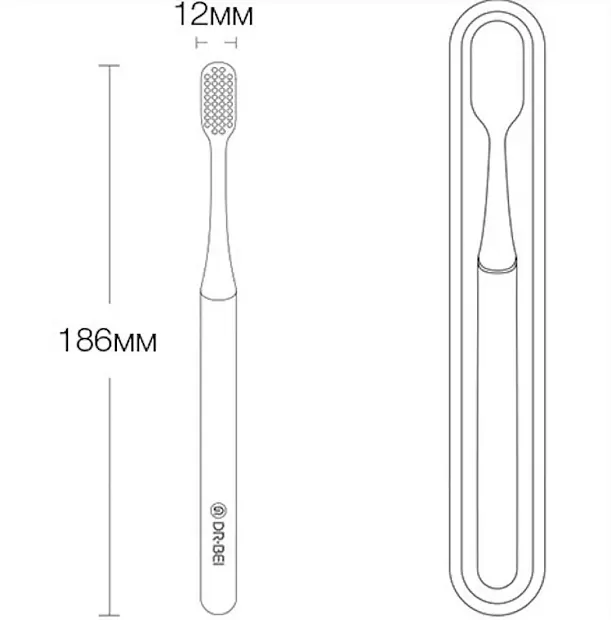 Xiaomi Dr. Bei Youth Manual Toothbrush with soft nylon bristles for gentle gum care
