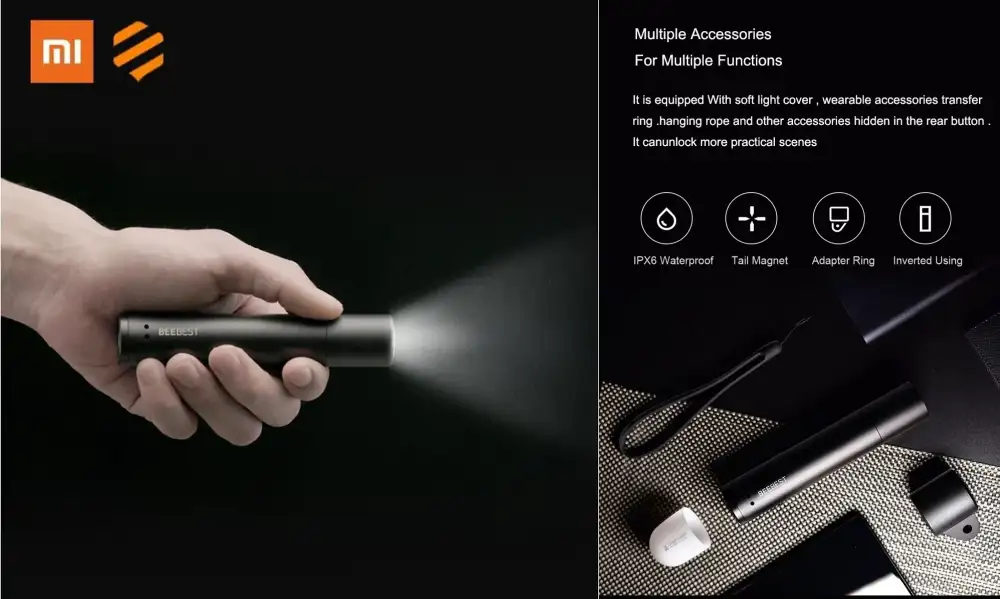 xiaomi-mijia-beebest-fz101-flashlight-1000-lumens-rechargeable-ipx6